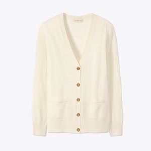 Tory Burch Madeline Cardigan Grandpa Sweater S